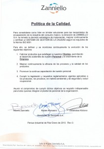 Politica de Calidad